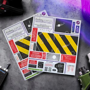 Spirit Accessory Labels (Geisterfalle/Ecto Goggles/Walkie Talkie)