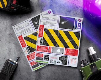Spirit Accessory Labels (Ghost Trap/Ecto Goggles/Walkie Talkie)
