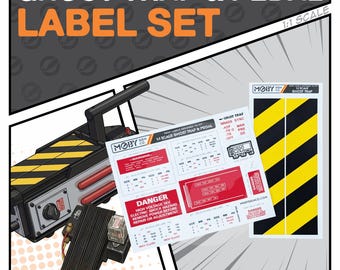 Ghost Trap & Pedal Labels (1:1 Scale)