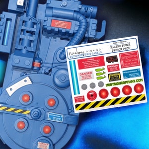 Hasbro Youth Proton Pack Decal/Sticker Kit