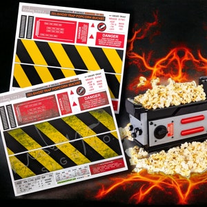 Regal Cinema Ghost Trap Popcorn Bucket Decal/Stickers
