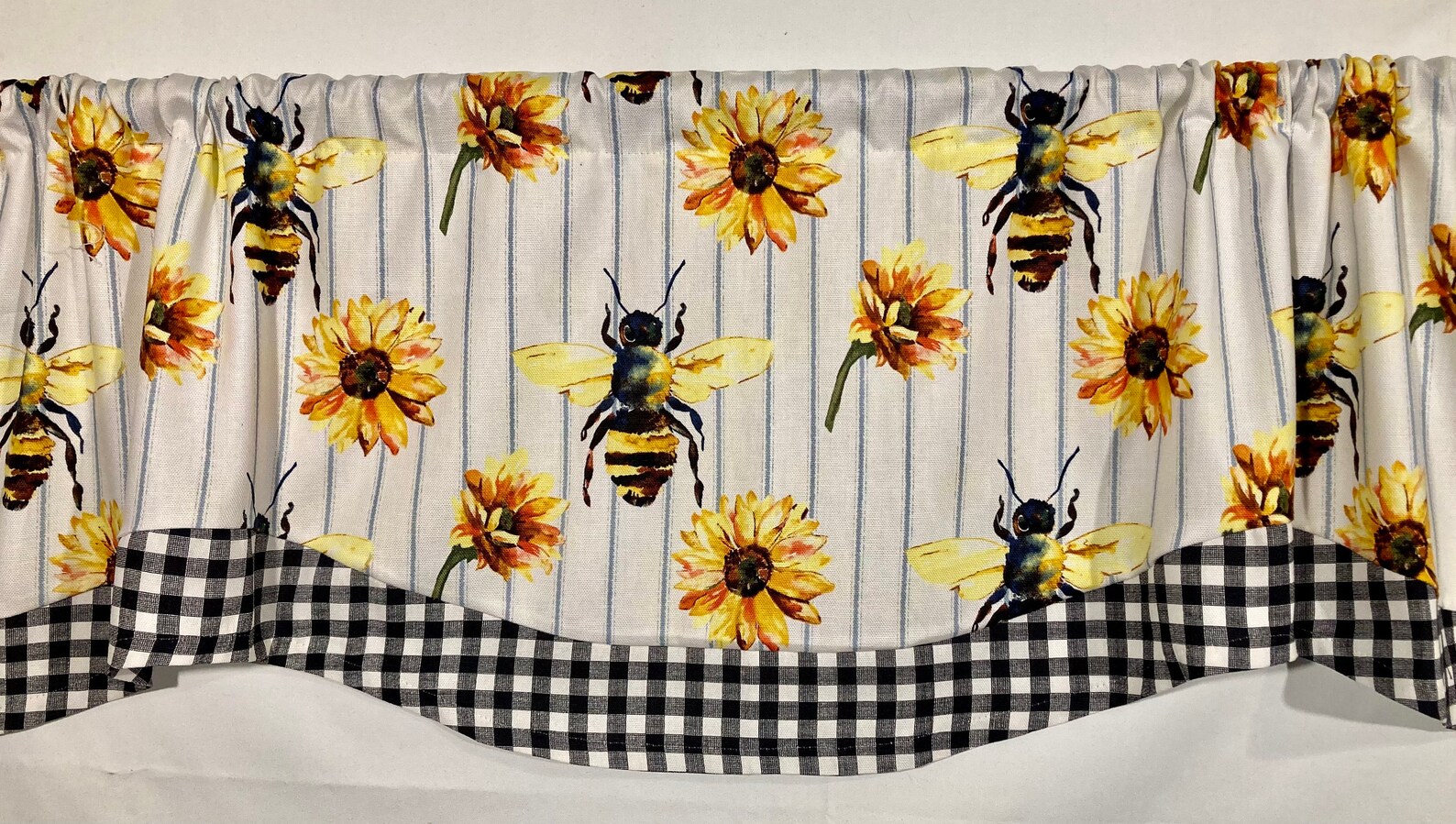 Kitchen Curtain Valances Farmhouse Curtains Valances for Etsy