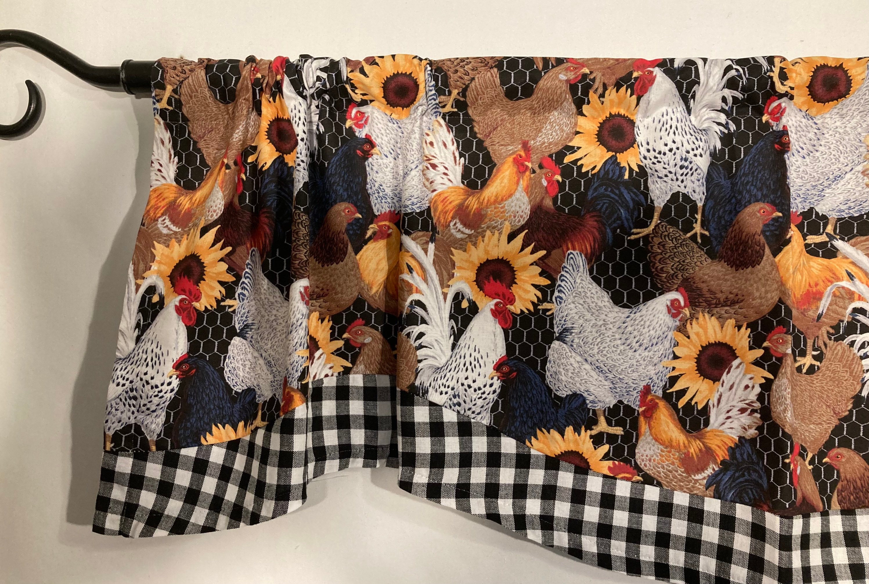 FARMHOUSE Kitchen Curtains FRENCH COUNTRY Curtain Kitchen Etsy