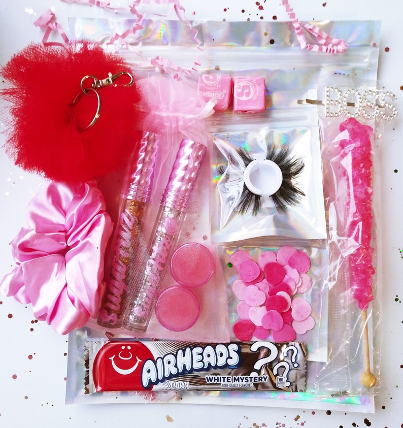 Large Pink Lip Gloss Bundles Candy Lip Gloss Set Lash Etsy