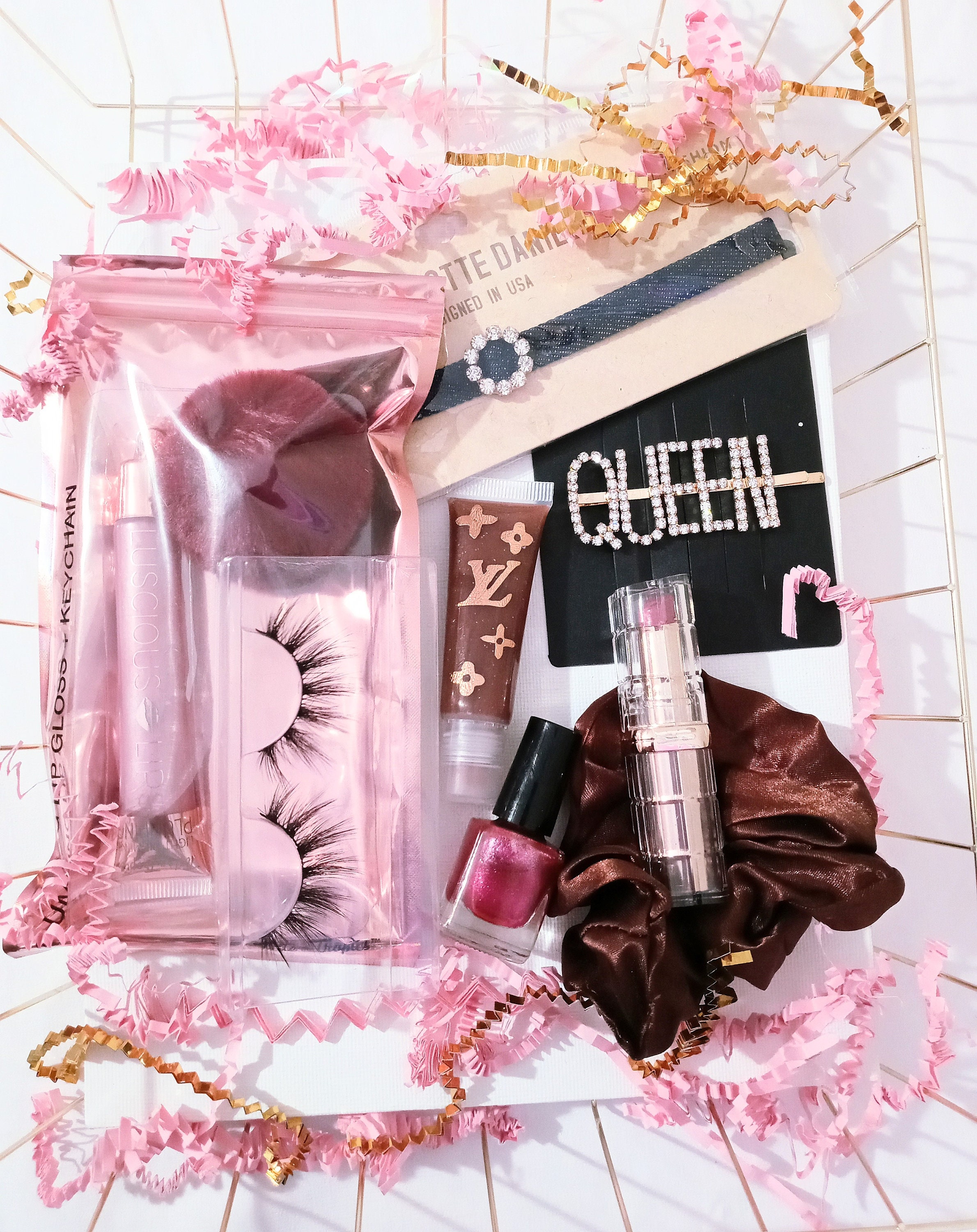 Luxurious Lip Gloss Bundles Self Care Gift 25mm Eyelashes Etsy