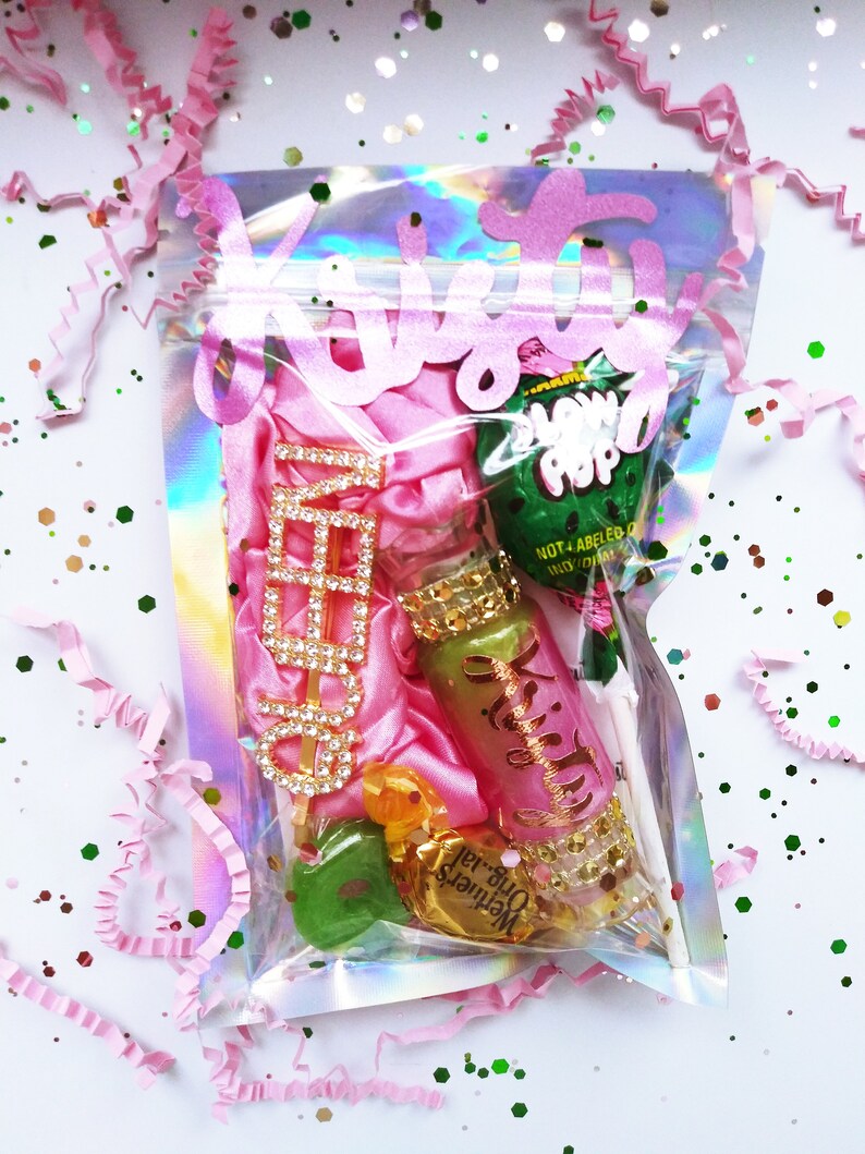 Cute Lip Gloss Bundle Candy Personalized Lip Gloss Set Pink Etsy