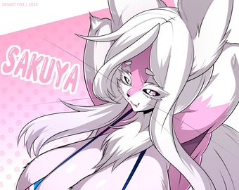 Sakuya | Poster Sexy Girl Furry Girl Ecchi Anime