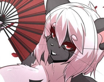 Lady Of The Rose | Sexy Ecchi Anime Furry Girl Poster