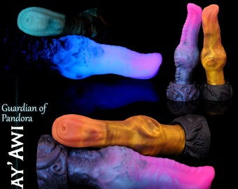 Fantasy sex toys : Semay'Awi dildo, Avatar sex toys, adult toys with knot, knotty anal toy for men and women