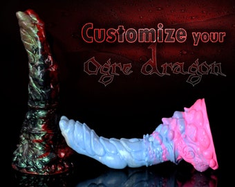 Fantasy sex toys : Personalized Ogre Dragon/Gargantuan Size/ Dildo