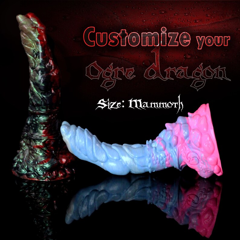 Fantasy sex toys : Personalized Ogre Dragon/Dragon Horse/Mammoth Size/ Dildo 