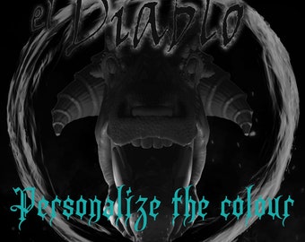 Personalized Fantasy sex toys : el Diablo The Lord of terror penetrable masturbator stroker (Choose your Hole size Big or Huge)