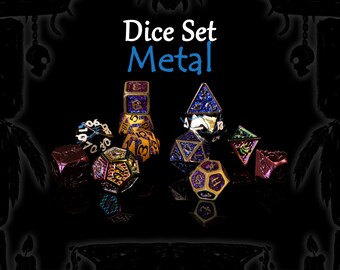 Dice Set: Metal