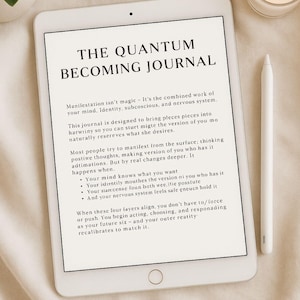 Quantum Alignment Manifestation Journal | 30-Day Alignment Workbook (PDF)