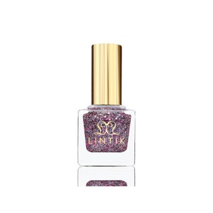 Pink Glitter Nail Polish - Nail Glitter Polish - Custom Metallic Nail Polish - Handmade Nail Polish - Mixed glitterNail Polish