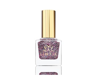 Pink Glitter Nail Polish - Nail Glitter Polish - Custom Metallic Nail Polish - Handmade Nail Polish - Mixed glitterNail Polish