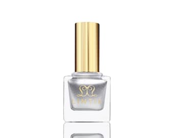 Silver Nail Polish - Metallic Nail Polish - Natural Nail Polish - Vegan Nail Polish - Handmade Nail Polish - Metallic Silver Nail Polish