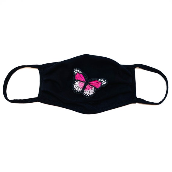 Women cotton mask Butterfly, Protective face mask for women, Unisex face mask, Breathable mask, Mask cotton, Washable fabric mask for her