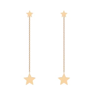 Gold Star Earrings | Dangling Star Earrings | Small Star Earrings | Dainty Star Earrings | Star Dangle Earrings | Gold Star Drop Earrings