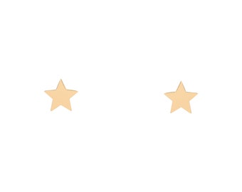 Gold Star Earrings - Tiny Star Earrings - Small Star Earrings - Star Earrings - Tiny Star Studs - Star Stud Earrings - Cute Gold Earrings