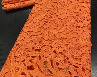 Latest Hot-selling Guipure Lace Excellent African Swiss Cord Lace fabric.