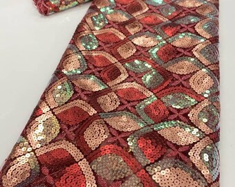 perfect for a Nigerian wedding. Luxurious Latest African Lace Fabric sequined net lace