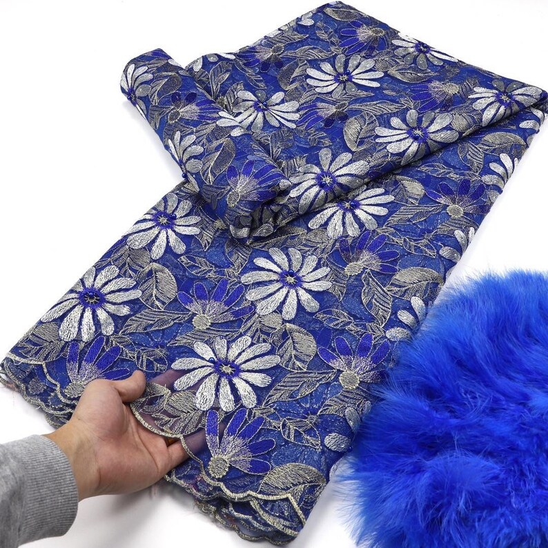 perfect for a Nigerian wedding. African Lace Fabric net lace French Lace LATEST