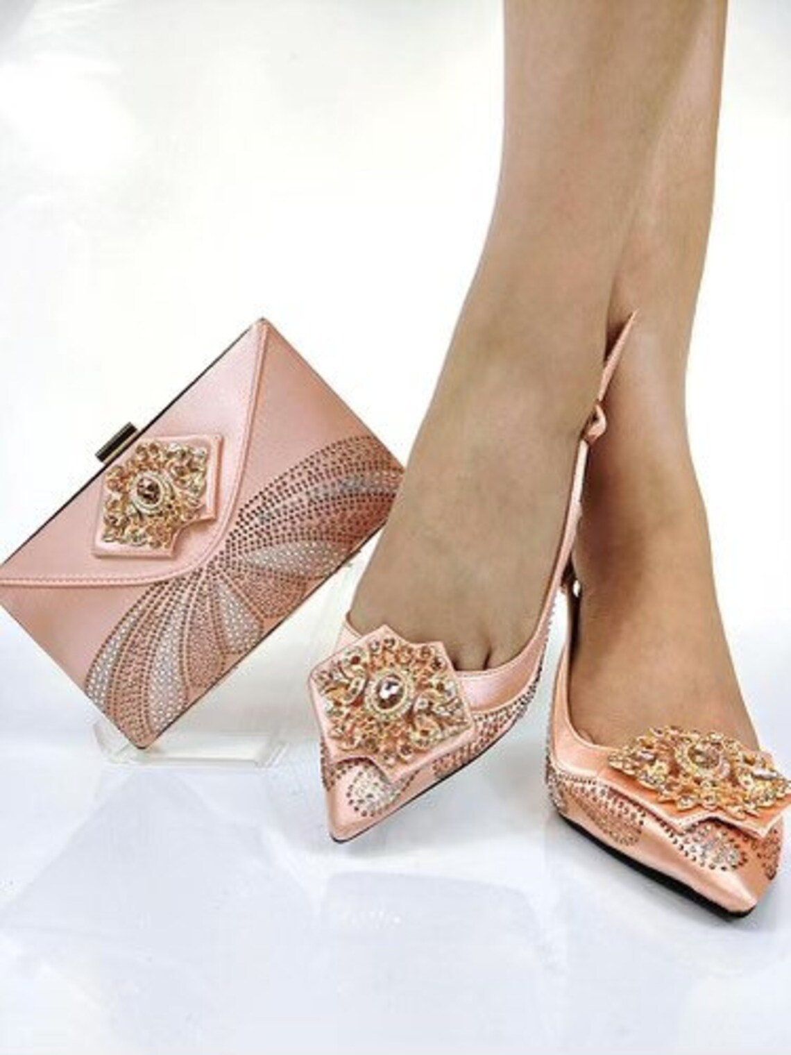 Rose gold BAG CHARM Matching Shoes And Purse Small Etsy