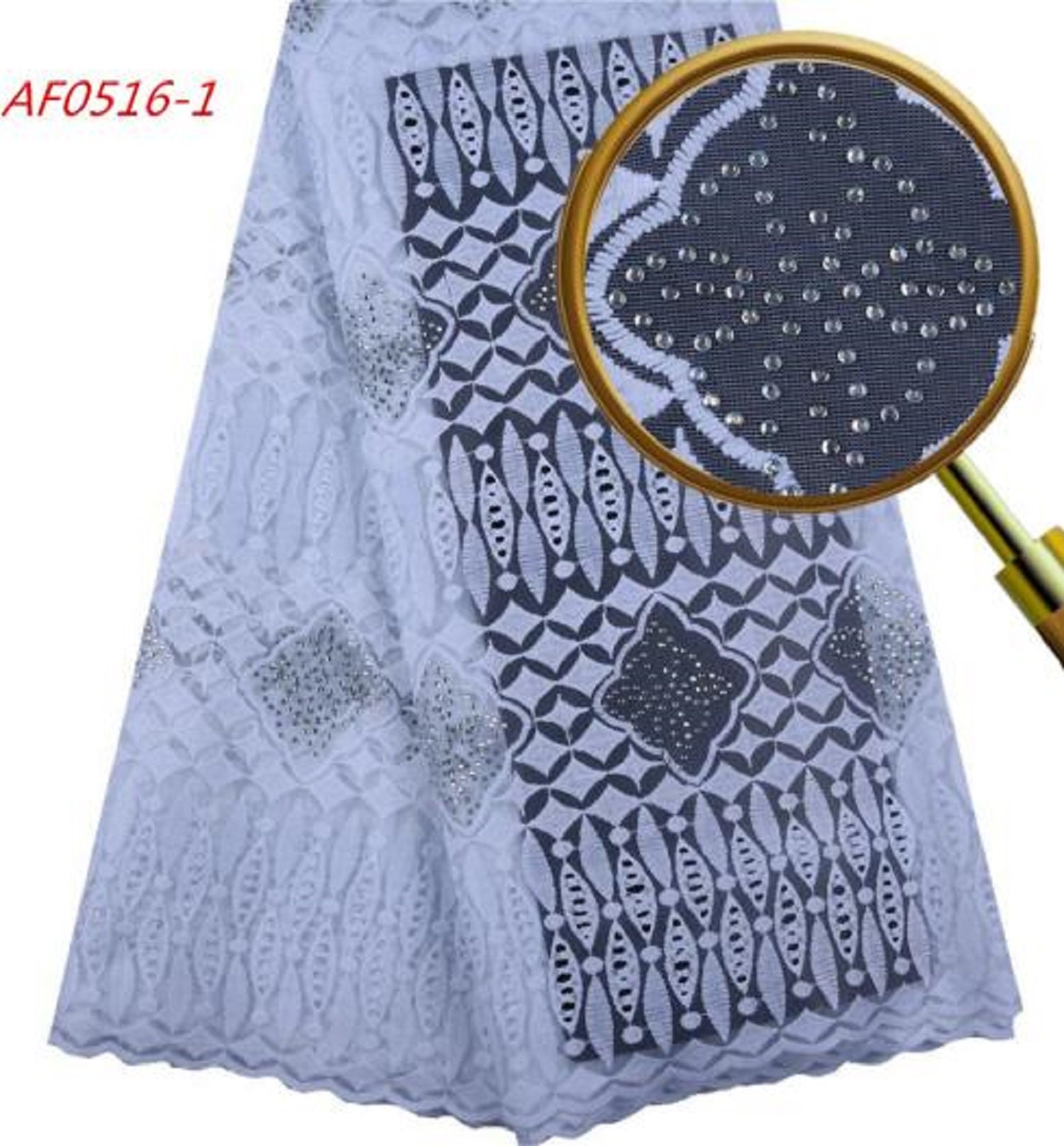 teal lace material
