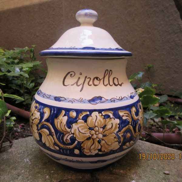 Ceramic Onion Jar Etsy