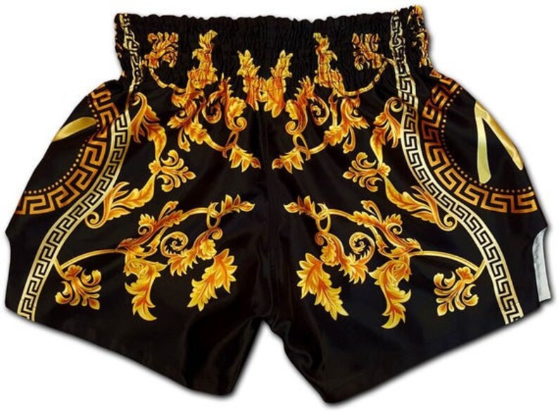 Men's Muay Thai Boxing Trunks vintage retro baroque style Etsy