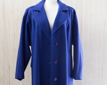 Vintage 1980s Maxi Wool Coat
