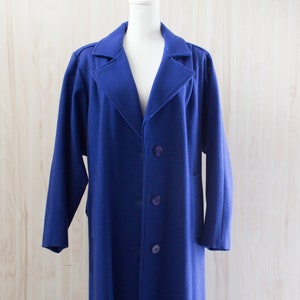 Vintage 1980s Maxi Wool Coat