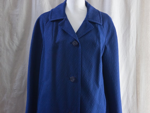 Vintage 1960s Blue Midi Coat - image 2