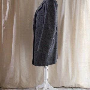 Vintage 1990s Herringbone Wool Coat image 2