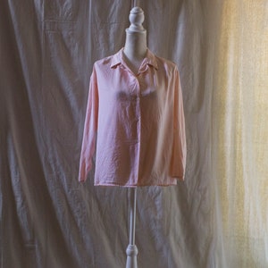 Vintage 1980s Peach Blouse