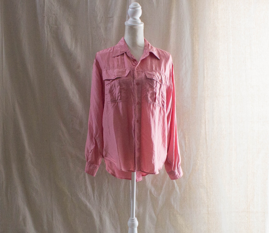 Vintage 90’s pink sequin long sleeve top