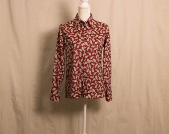 Chemise Homme Carreau Rouge Manches Longues en Coton Mi Saison Slim Fit Rouge - Prêt-à