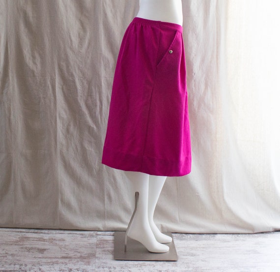 Vintage 1990s Fuchsia Pink Culottes - image 4