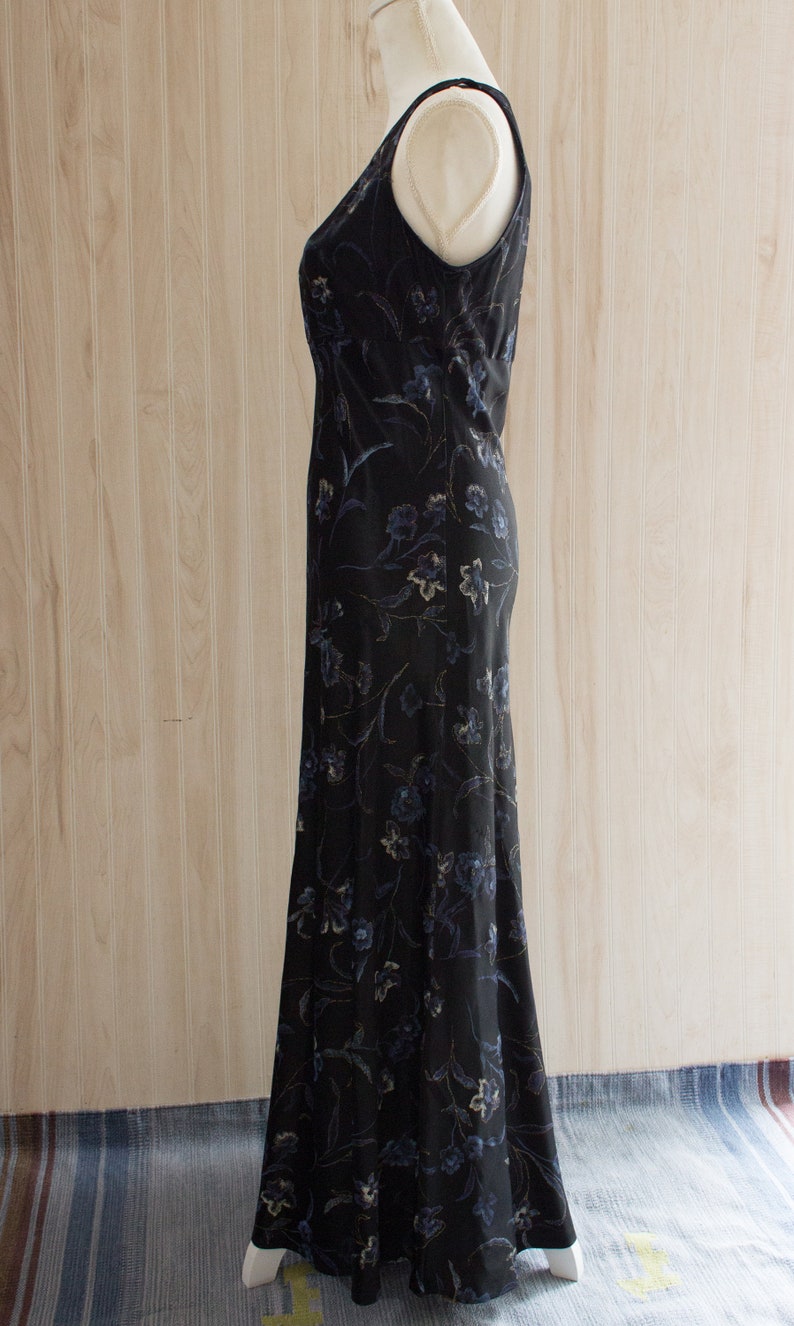Vintage 1990s Satin Maxi Dress
