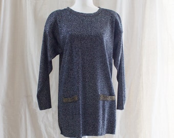 Vintage 1980s Colorblock Suéter