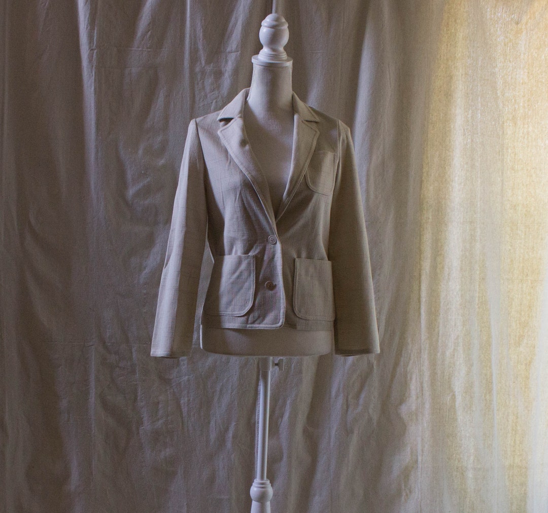 70’s Tan Polyester Blazer by Beallpark Imperial main image 0