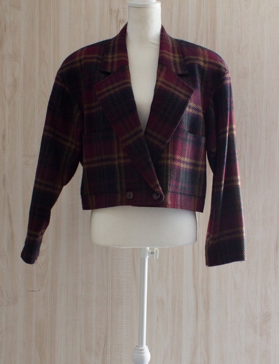 Vintage 1990s Cropped Blazer