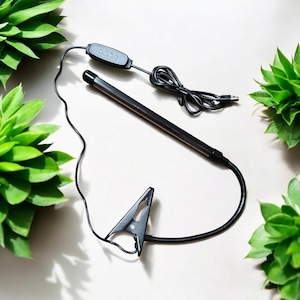 Full Spectrum LED red/blue Grow Light: Adjustable Clip-On Plant Light