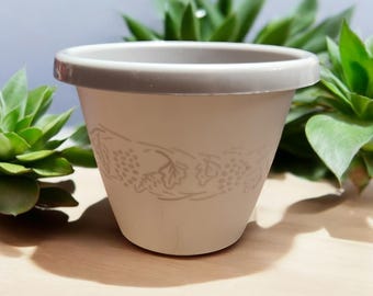 Vaso de plástico de 3 polegadas: iniciação de mudas, vaso para suculentas