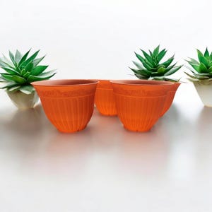 4 Inch Plastic Planter, Indoor/Outdoor Plastic Planter