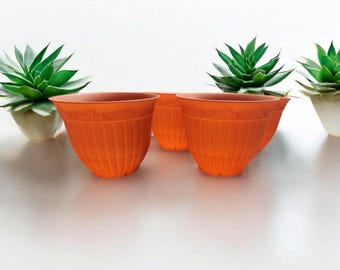 Plantador de plástico de 4 polegadas: iniciador de sementes para ambientes internos/externos