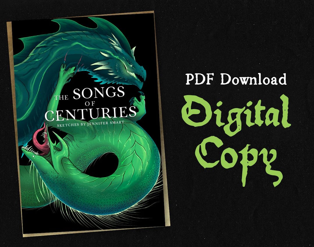 Fantasy Art Book Digital PDF - the Songs of Centuries - Etsy