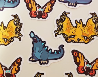 Godzilla King of Monsters Stickers