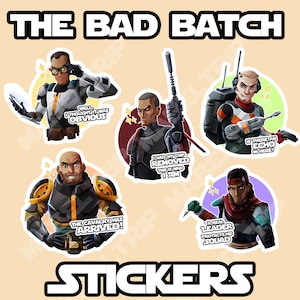 Star Wars The Bad Batch Stickers